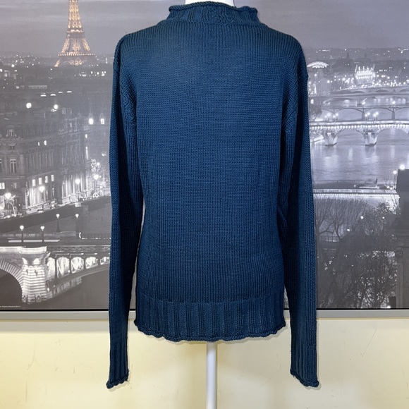 DOLCE & GABBANA SWEATER IN NAVY BLUE - Picture 6 of 9